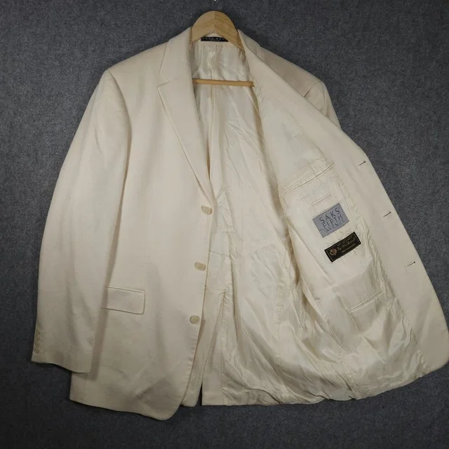 Loro Piana 100% Cashmere Coat Size 46l Saks Fifth Avenue Jacket Italy Cream Usa in white Cashmere from Poshmark
