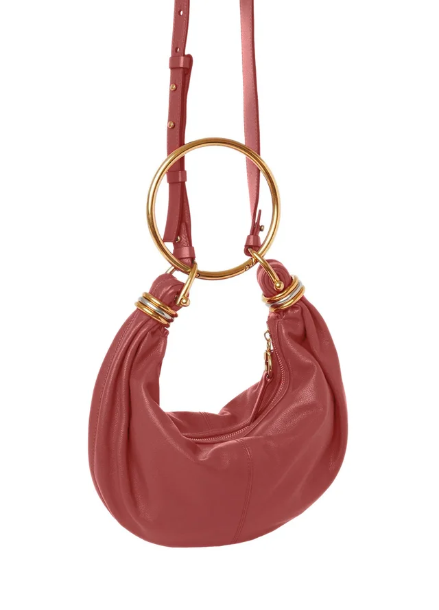 CHLOE Bracelet shoulder bag in Pink Main material: 100% Asian water buffalo leather, main lining: 100% calf leather, photo 3 of 14 from 24S (Canada)