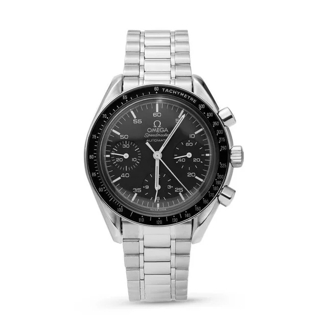Omega Speedmaster Chronograph Black Dial Mens Watch 3510.50.00 in silver|black|gray from Jomashop.com