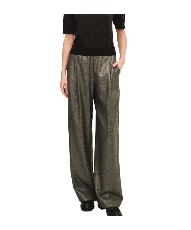 Panicale Shiny trousers in cool wool, image 1 of 1 from SENSER