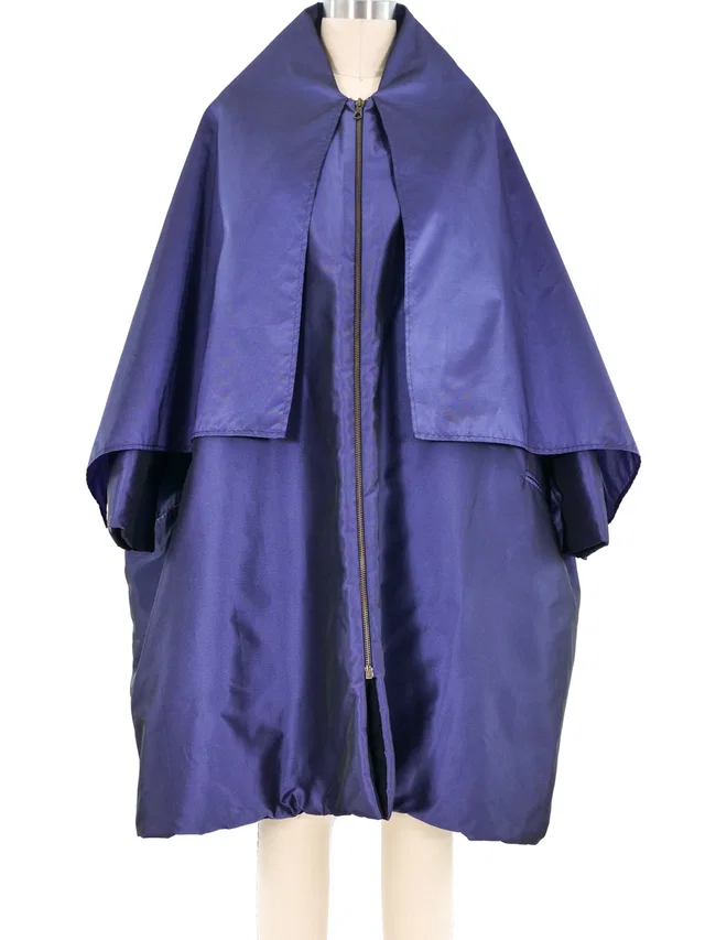 Dolce & Gabbana Iridescent Navy Parka in Navy from Arcade Vintage