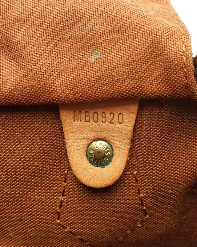 Louis Vuitton Monogram Speedy 35 Bag in Denim from A Retro Tale, photo 7 of 9