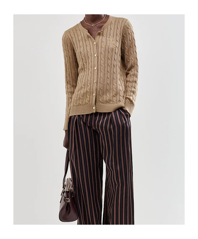 Lauren Ralph Lauren Cable Logo Cardigan, photo 4 of 7 from SENSER