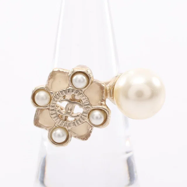 Chanel Ring CC Logo from The Reluxe