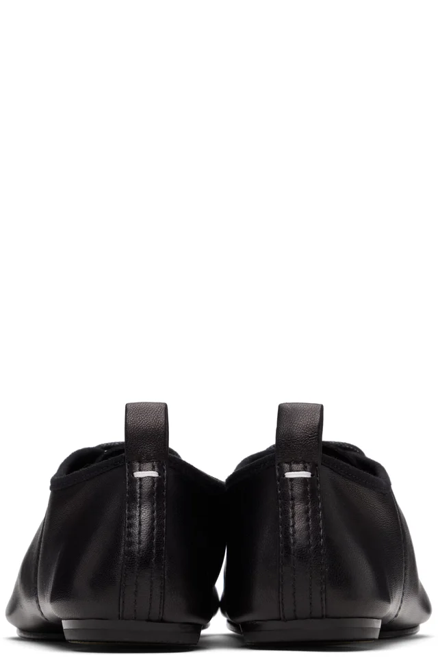 Maison Margiela Black Tabi Jazz Lace-Up Derbys, photo 2 of 2 from SSENSE