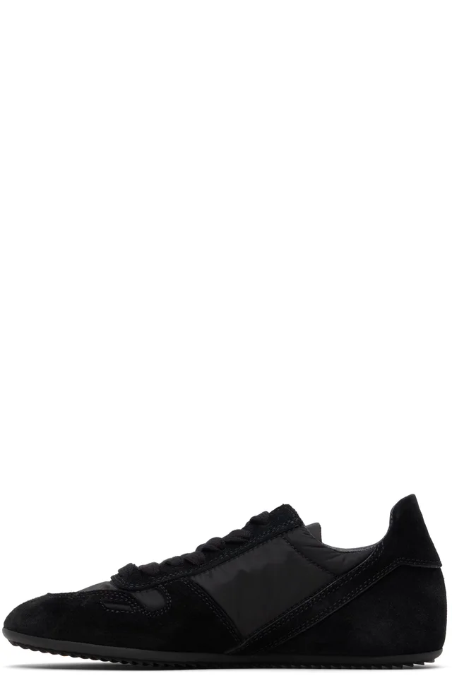 Rick Owens Black Temple Minimal Sneakers, photo 3 of 5 from SSENSE