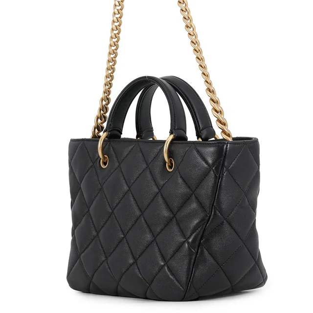 Chanel Matelasse 2WAY shopping bag BlackAS4188 Lambskin Size Small in Lambskin from GALLERY RARE, photo 2 of 2