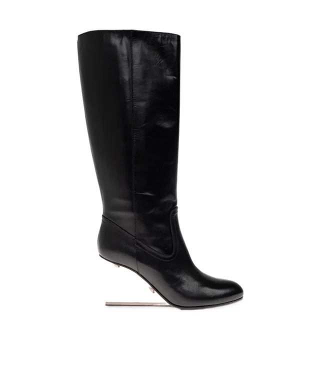 80mm leather knee-high boots, image 1 of 1 from SENSER