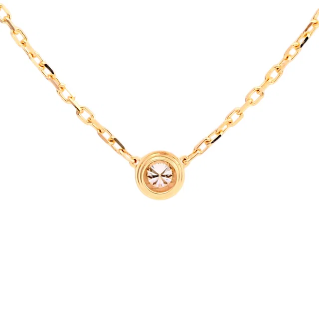 Cartier 18K Damour SM Yellow Gold in Yellow from VINTAGE QOO TOKYO