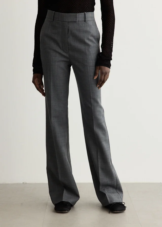 Ganni Wool Melange Suiting Straight Pants from Incu, photo 1 of 1