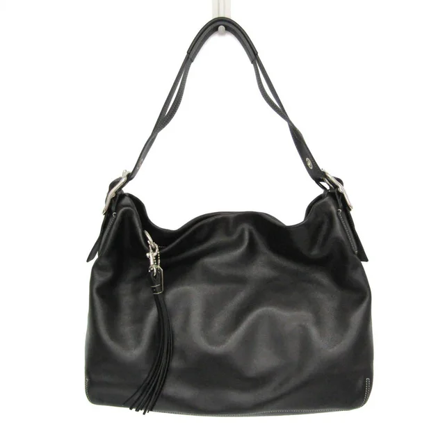 Coach Legacy One-shoulder Bag 1416 Women's Leather Shoulder Bag Black in Black Leather from Elady