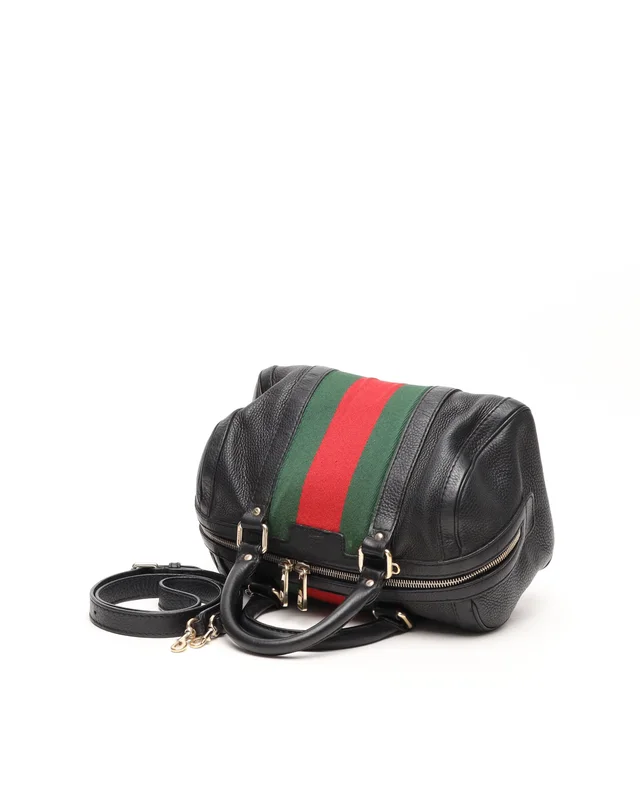 Gucci Sherry Boston Bag in Caviar leather from A Retro Tale, photo 5 of 12