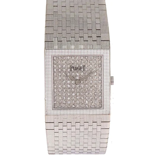 Piaget WG Diamond Watch 23mm Ref.9131C4 Manual-winding 18KWG from AMORE Vintage Tokyo