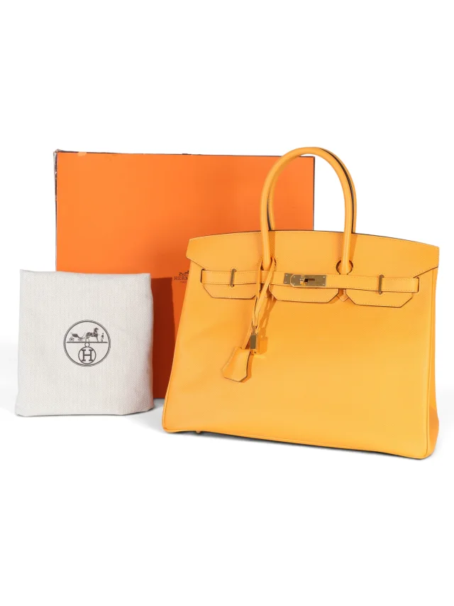 Hermès Jaune Dor Epsom Birkin 35 in Yellow Epsom leather from Season 2 Consign, photo 2 of 10