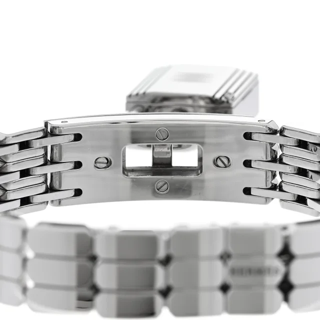 Hermès Stainless Steel Diamond Pave 16mm Kelly Quartz Watch from FASHIONPHILE, photo 4 of 5