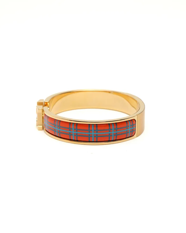 Hermès Clic H Bracelet in Denim from A Retro Tale, photo 3 of 7