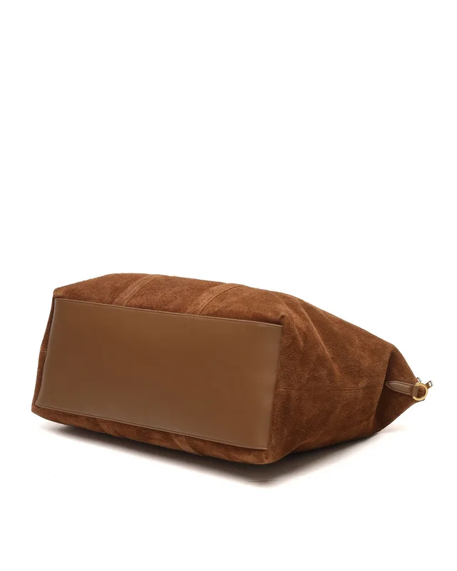 Saint Laurent Suede Bowling Bag in Suede from A Retro Tale, photo 5 of 9