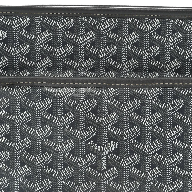 Goyard Goyardine Jouvence MM Toiletry Pouch Grey in Grey Coated canvas from FASHIONPHILE, photo 10 of 12