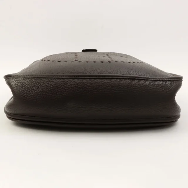 Hermès 2006 Evelyn II GM Chocolat in Clemence leather from VINTAGE QOO TOKYO, photo 10 of 18