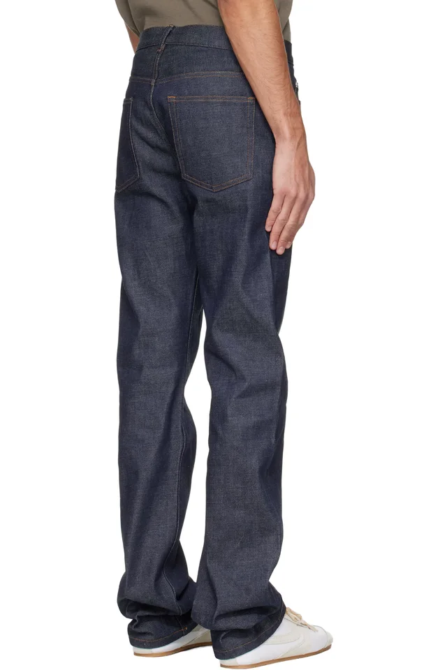 A.P.C. Navy Rescue Jeans, photo 3 of 4 from SSENSE