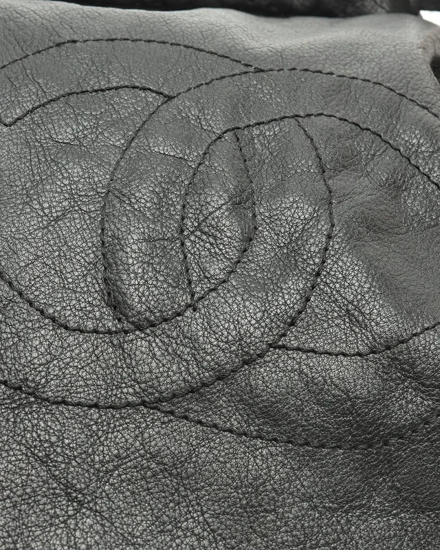 Chanel Large Rock and Chain Accordion Flap Bag in Leather from A Retro Tale, photo 6 of 11