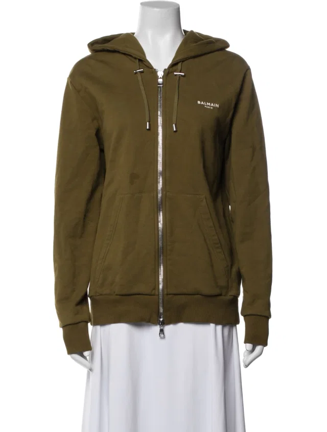 Balmain jackets in green from The RealReal