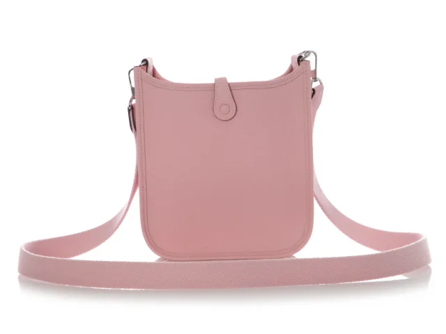 Hermès Rose Sakura Clémence Evelyne TPM in Pink Clemence leather from Ann's Fabulous Finds, photo 4 of 10