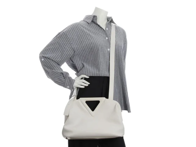 Bottega Veneta White Calfskin The Point Bag in White Calfskin from Ann's Fabulous Finds, photo 9 of 9