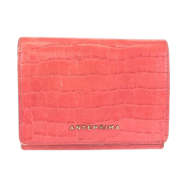 Anteprima Embossed Leather Wallet in Leather from LuxUness