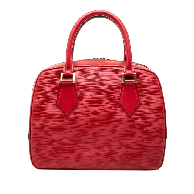 Red Louis Vuitton Epi Sablons Handbag in Red Leather from Designer Revival