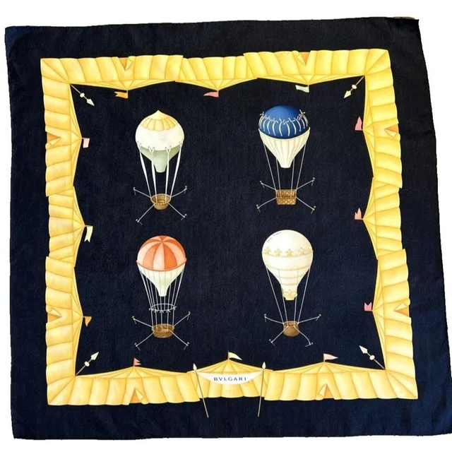 Bvlgari Women's Scarf - Multi in multicolor from Depop, photo 1 of 1