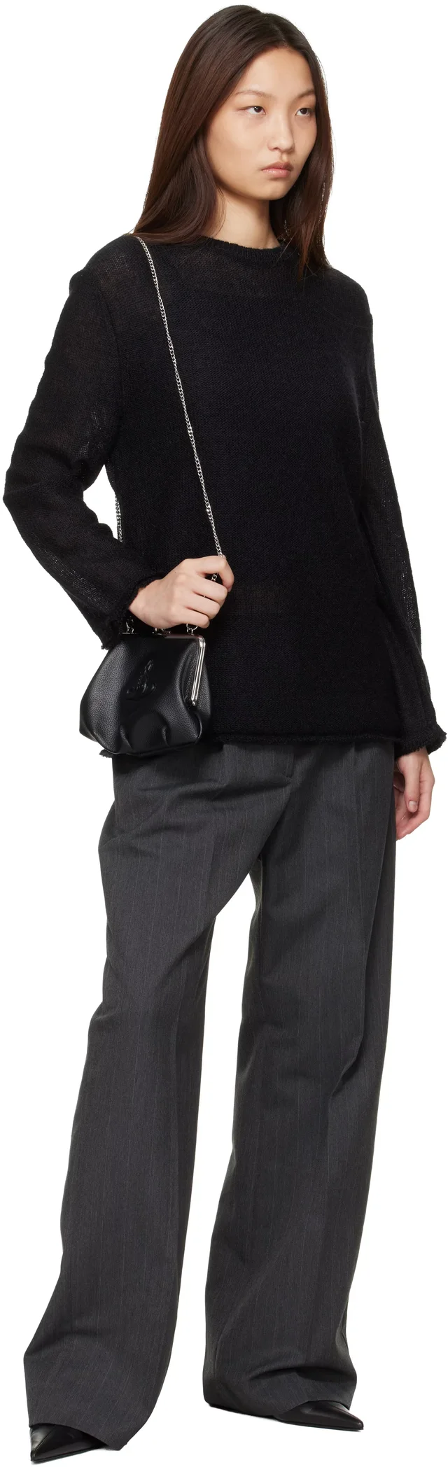 Vivienne Westwood Black Granny Frame Bag, photo 4 of 4 from SSENSE