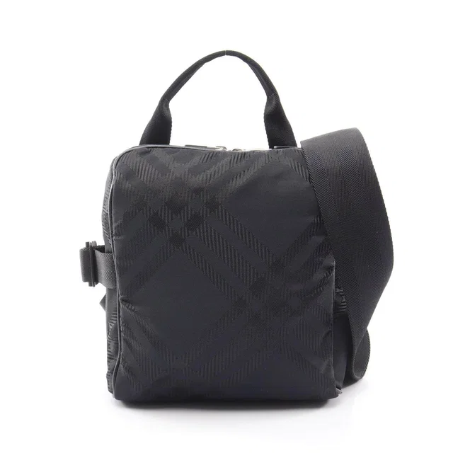 Burberry Check Jacquard Nylon Shoulder Bag in Nylon from LuxUness