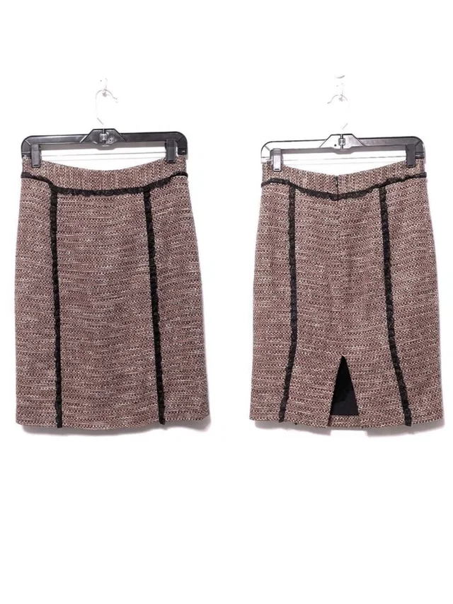 REDValentino Tweed Lace Wool Pencil Skirt 6 in pink|black Tweed from Poshmark