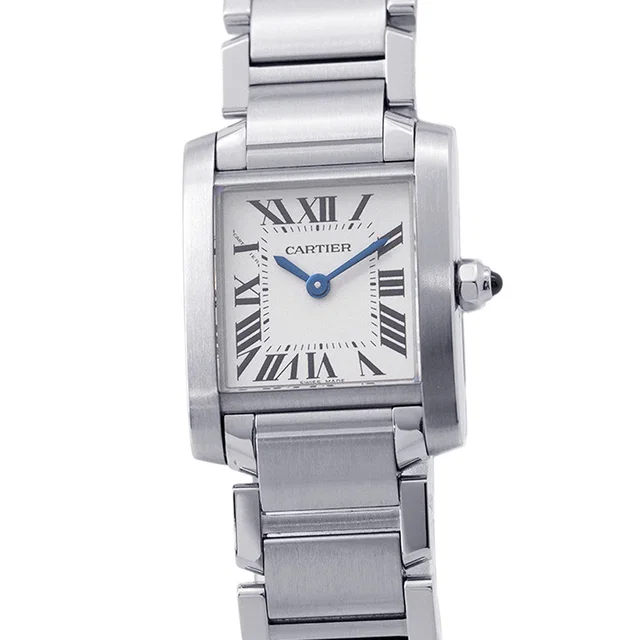 Cartier Tank francaise SM H25mm×W20mm Stainless Steel Silver DialW51008Q3 in Silver from GALLERY RARE