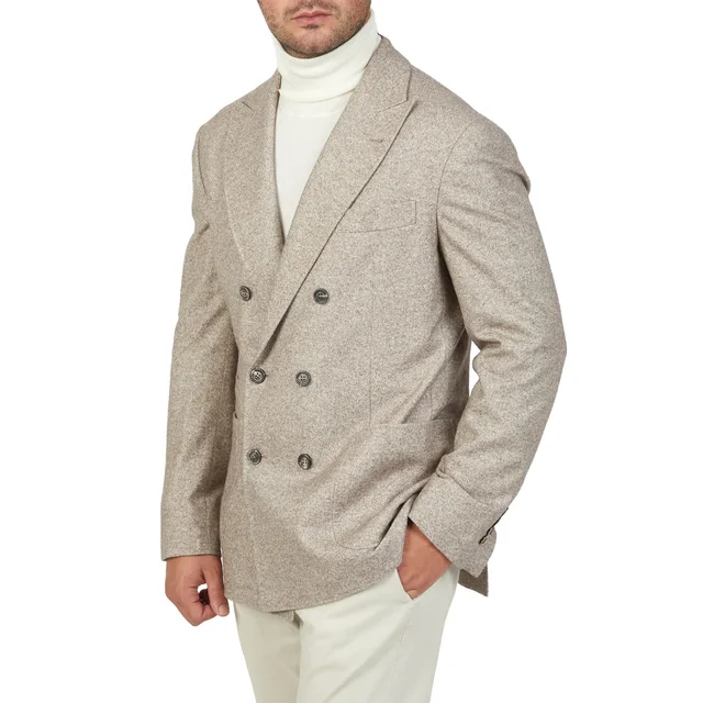 Brunello Cucinelli Double Breasted Wool Jacket, photo 7 of 10 from Balardi
