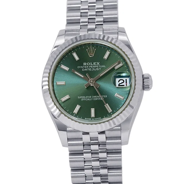 Rolex Datejust W31mm Stainless Steel K18WG Mint Green Dial278274 in Green from GALLERY RARE