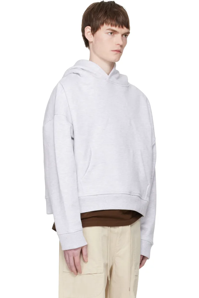 Entire Studios Gray Heavy Hoodie, photo 2 of 4 from SSENSE