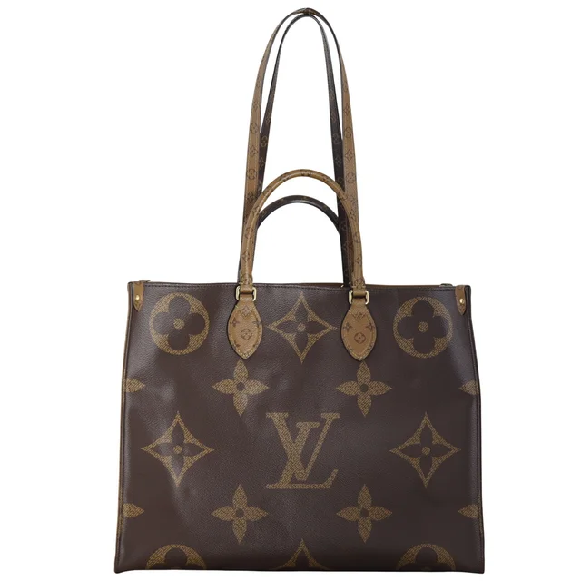 Louis Vuitton OnTheGo GM Monogram Giant Reverse in Coated canvas from Luxe.It.Fwd