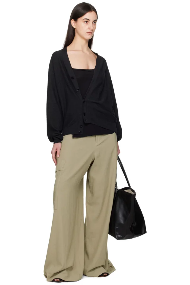 La Collection Green Stein Trousers, photo 4 of 4 from SSENSE