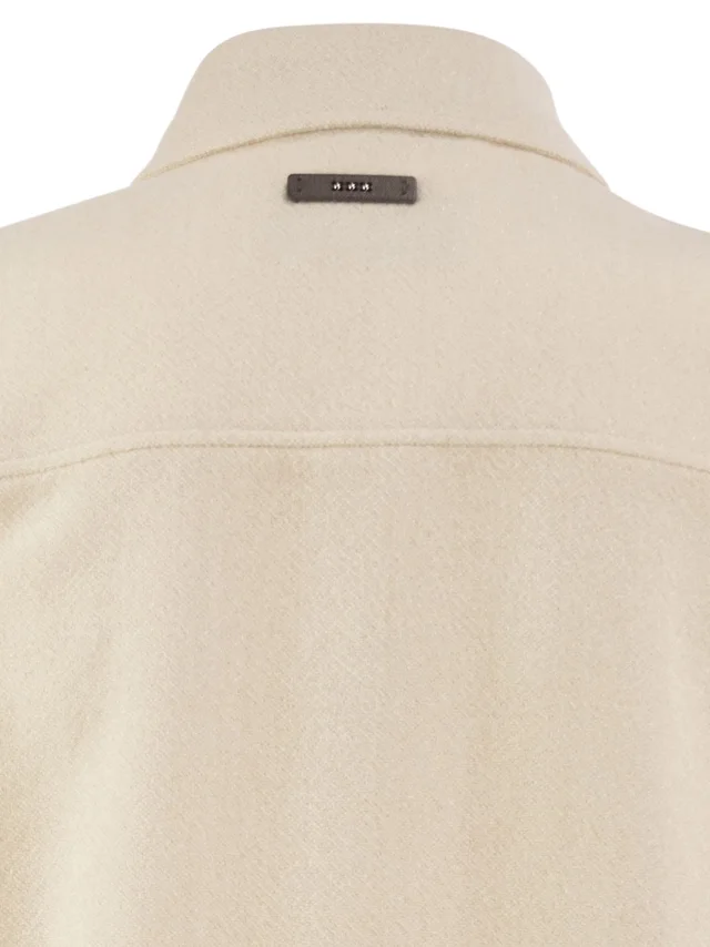 Peserico Button-front long-sleeve casual shirt-style jacket, photo 4 of 4 from SENSER