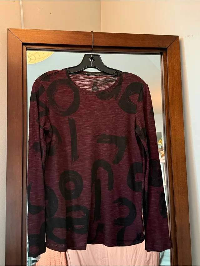 Proenza Schouler 100% Cotton Top in black|purple from Poshmark, photo 1 of 1