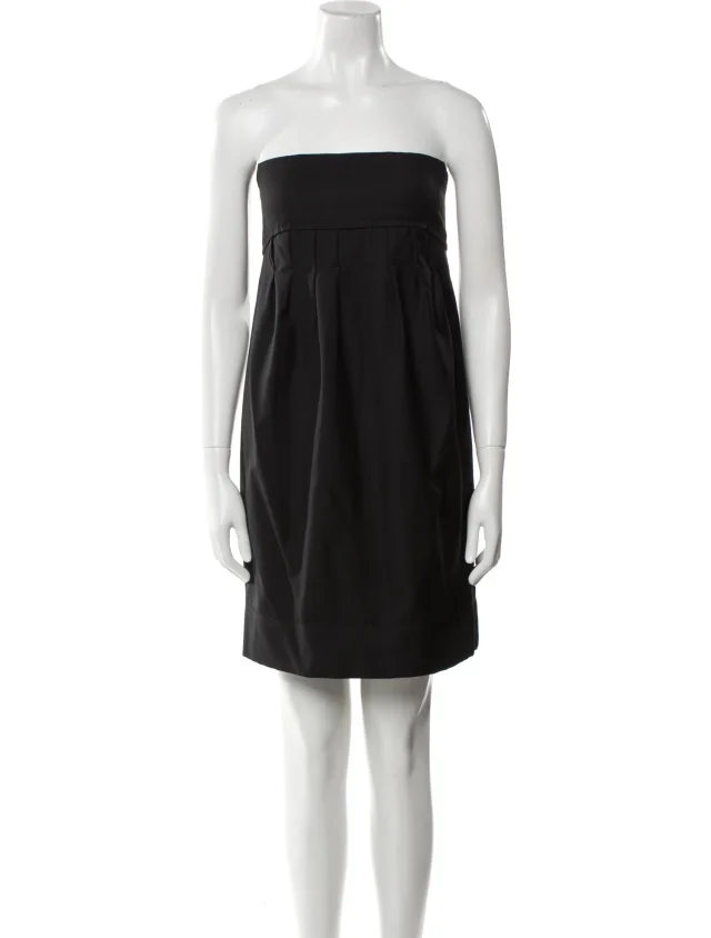 Stella McCartney Wool Mini Dress in black Wool from The RealReal