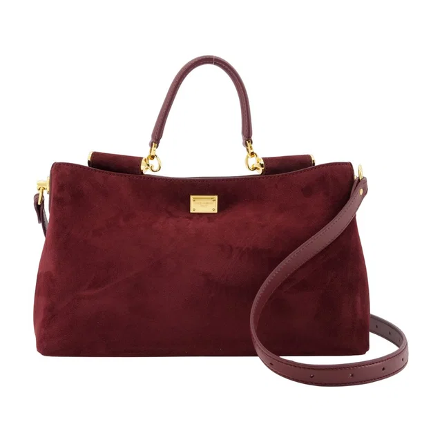 Dolce & Gabbana Crossbody Bag — Burgundy Calfskin in Burgundy Calfskin from HEWI