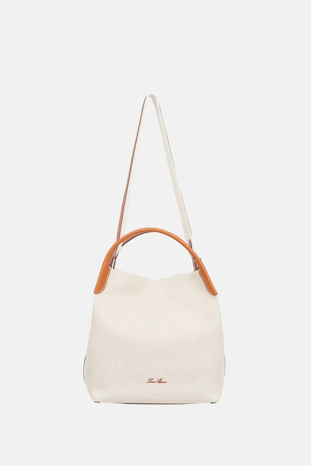 Loro Piana Canvas Bale Bag in Canvas from VSP Consignment