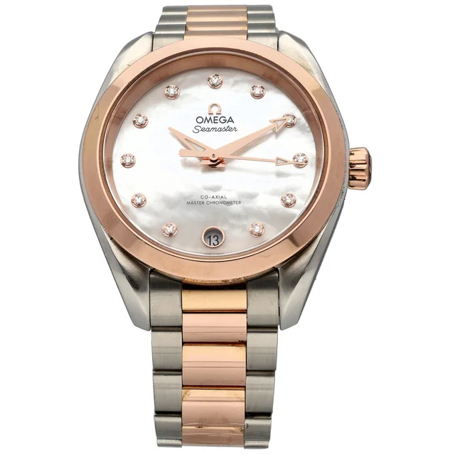 Omega Seamaster Aqua Terra 220.20.34.20.55.001 34mm Bi-Colour Watch from H&T
