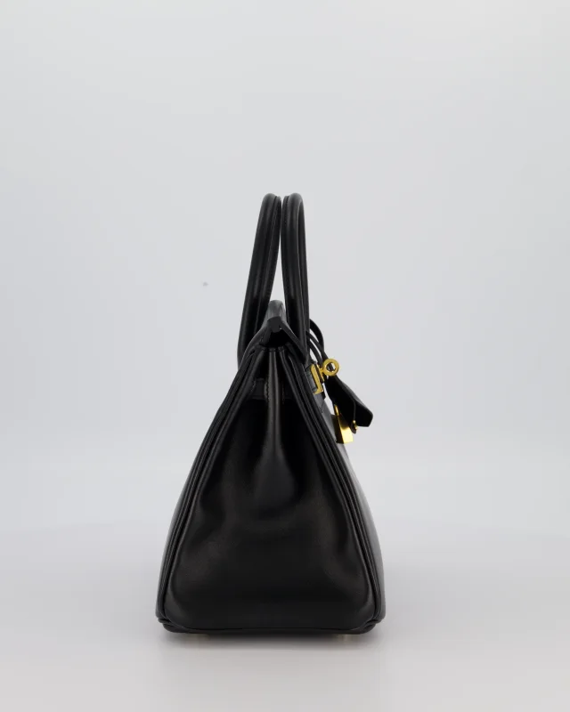 Hermès Birkin 25 Retourne Bag in Black Leather from Sellier, photo 4 of 12