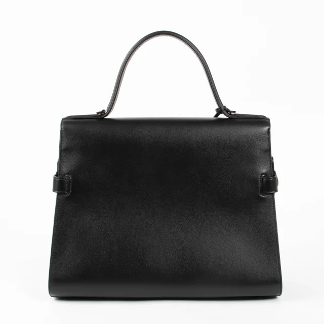 Delvaux All Black Calf Souple Tempête GM Bag in Black Leather from Labellov, photo 4 of 8
