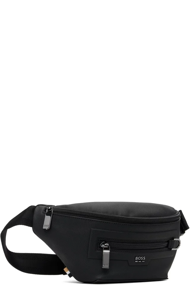BOSS Black Canvas Belt Bag, photo 2 of 4 from SSENSE