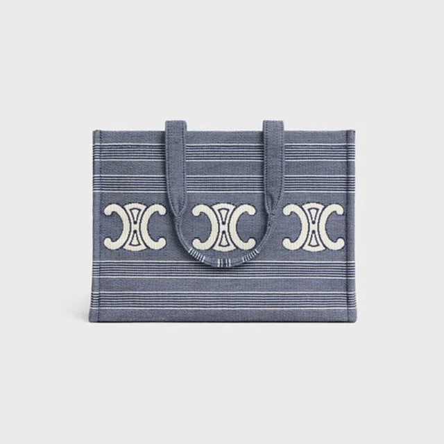 Celine Thais Shoulder Bag — Blue in Blue Canvas from HEWI